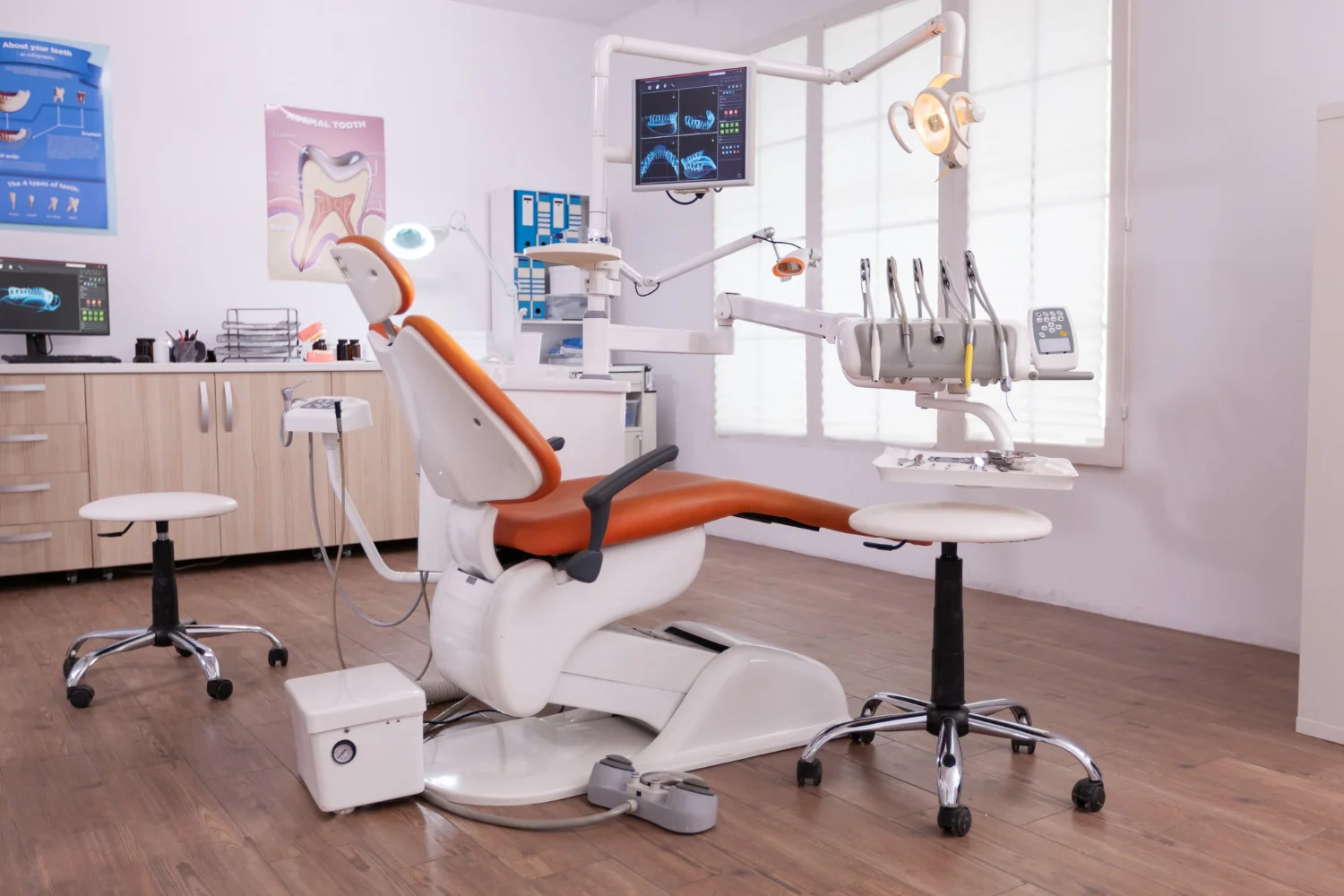 Sillón dental moderno